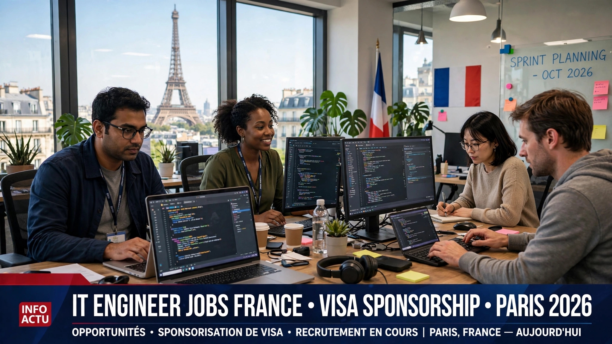 IT Engineer Jobs France Visa Sponsorship Paris 2026
