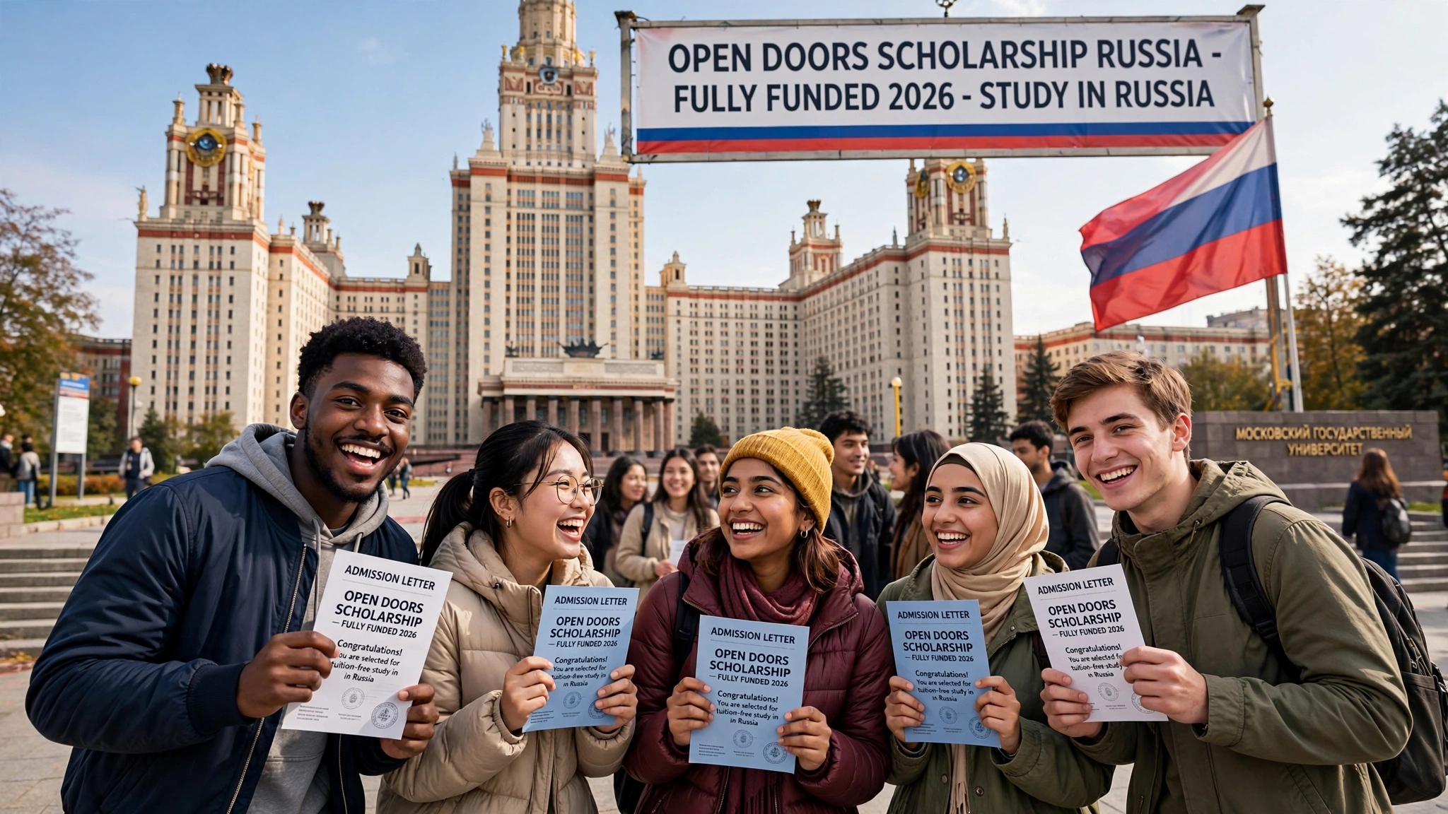 New Open Doors Scholarship Russia Fully Funded 2026