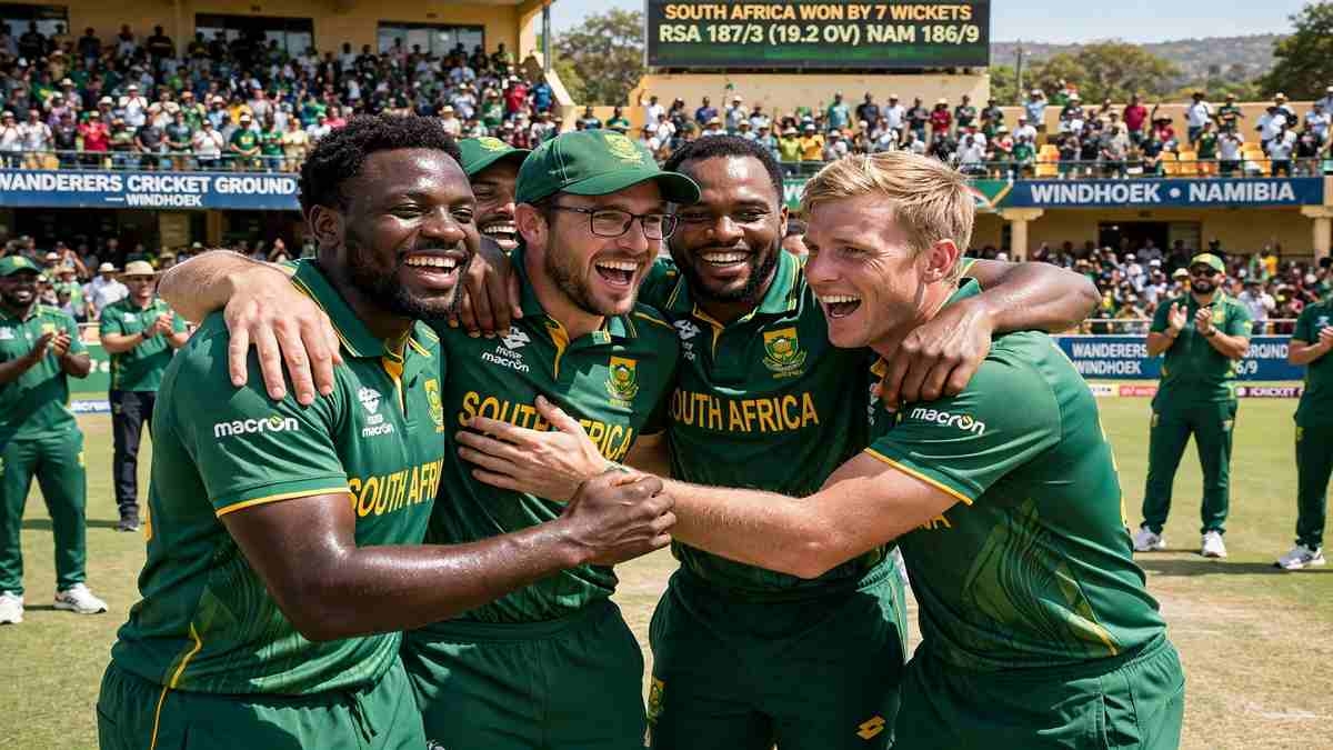 Proteas Sweep Namibia 3-0 ODI Series Today 14 Sept 2026
