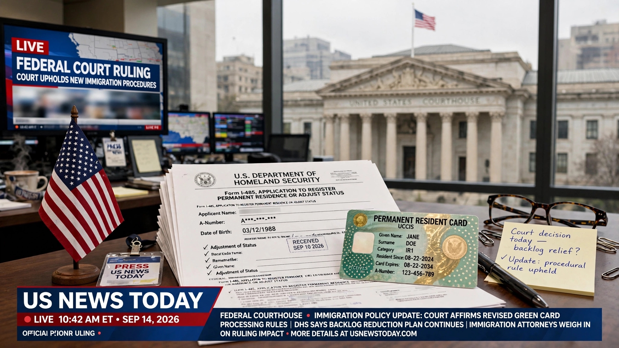US States Sue to Block Trump New Green Card Benefits Rule